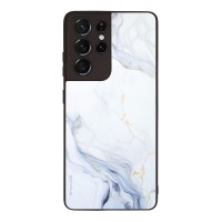 Θήκη Sonique Marble Series για Samsung Galaxy S21 Ultra Λευκό 02