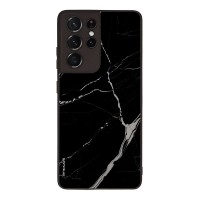 Θήκη Sonique Marble Series για Samsung Galaxy S21 Ultra Μαύρο