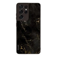Θήκη Sonique Marble Series για Samsung Galaxy S21 Ultra Μαύρο 01
