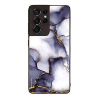 Θήκη Sonique Marble Series για Samsung Galaxy S21 Ultra Μωβ Γκρι