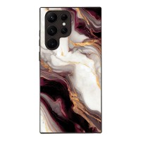 Θήκη Sonique Marble Series για Samsung Galaxy S22 Ultra Μπορντώ