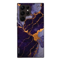 Θήκη Sonique Marble Series για Samsung Galaxy S22 Ultra Μωβ