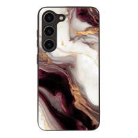 Θήκη Sonique Marble Series για Samsung Galaxy S23 Μπορντώ