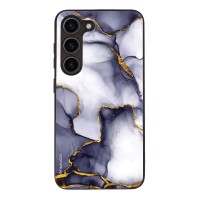 Θήκη Sonique Marble Series για Samsung Galaxy S23 Μωβ Γκρι