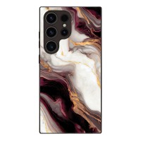 Θήκη Sonique Marble Series για Samsung Galaxy S24 Ultra Μπορντώ