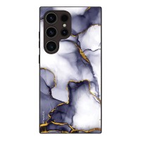 Θήκη Sonique Marble Series για Samsung Galaxy S24 Ultra Μωβ Γκρι