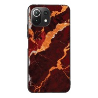 Θήκη Sonique Marble Series για Xiaomi Mi 11 Lite 4G / Mi 11 Lite 5G Κόκκινο