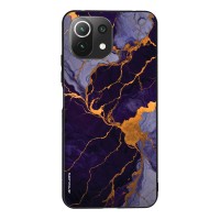 Θήκη Sonique Marble Series για Xiaomi Mi 11 Lite 4G / Mi 11 Lite 5G Μωβ