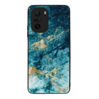 Θήκη Sonique Marble Series για Xiaomi Poco F3 / Mi 11i Μπλε