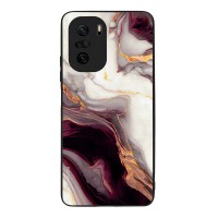 Θήκη Sonique Marble Series για Xiaomi Poco F3 / Mi 11i Μπορντώ