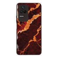 Θήκη Sonique Marble Series για Xiaomi Poco F4 5G Κόκκινο