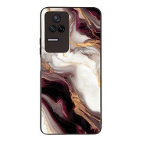 Θήκη Sonique Marble Series για Xiaomi Poco F4 5G Μπορντώ
