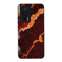 Θήκη Sonique Marble Series για Xiaomi Poco F5 Pro 5G Κόκκινο