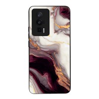 Θήκη Sonique Marble Series για Xiaomi Poco F5 Pro 5G Μπορντώ