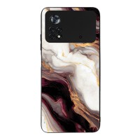 Θήκη Sonique Marble Series για Xiaomi Poco X4 Pro 5G Μπορντώ
