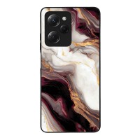 Θήκη Sonique Marble Series για Xiaomi Poco X5 Pro 5G Μπορντώ