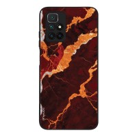 Θήκη Sonique Marble Series για Xiaomi Redmi 10 / Redmi 10 2022 Κόκκινο