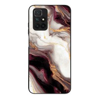 Θήκη Sonique Marble Series για Xiaomi Redmi 10 / Redmi 10 2022 Μπορντώ