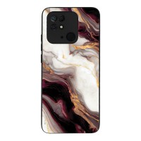 Θήκη Sonique Marble Series για Xiaomi Redmi 10C Μπορντώ