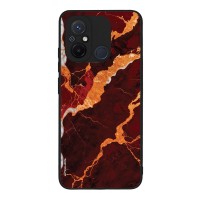 Θήκη Sonique Marble Series για Xiaomi Redmi 12C Κόκκινο