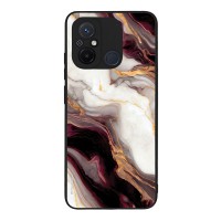 Θήκη Sonique Marble Series για Xiaomi Redmi 12C Μπορντώ