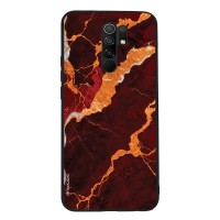 Θήκη Sonique Marble Series για Xiaomi Redmi 9 Κόκκινο