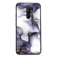 Θήκη Sonique Marble Series για Xiaomi Redmi 9 Μωβ Γκρι