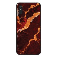Θήκη Sonique Marble Series για Xiaomi Redmi 9A / Redmi 9AT Κόκκινο
