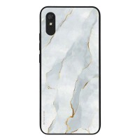 Θήκη Sonique Marble Series για Xiaomi Redmi 9A / Redmi 9AT Λευκό 01
