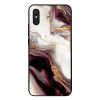 Θήκη Sonique Marble Series για Xiaomi Redmi 9A / Redmi 9AT Μπορντώ