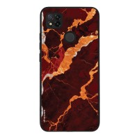Θήκη Sonique Marble Series για Xiaomi Redmi 9C / Redmi 10A Κόκκινο