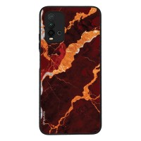 Θήκη Sonique Marble Series για Xiaomi Redmi 9T Κόκκινο