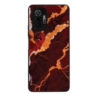 Θήκη Sonique Marble Series για Xiaomi Redmi Note 10 Pro Κόκκινο