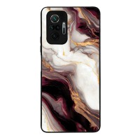 Θήκη Sonique Marble Series για Xiaomi Redmi Note 10 Pro Μπορντώ