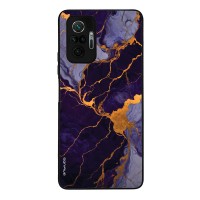 Θήκη Sonique Marble Series για Xiaomi Redmi Note 10 Pro Μωβ