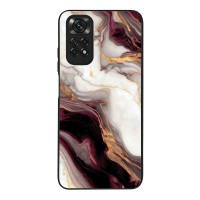Θήκη Sonique Marble Series για Xiaomi Redmi Note 11 4G / Redmi Note 11S Μπορντώ