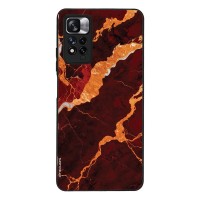 Θήκη Sonique Marble Series για Xiaomi Redmi Note 11 Pro 4G/5G / Redmi Note 12 Pro 4G Κόκκινο