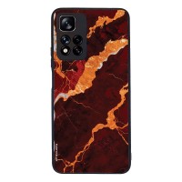 Θήκη Sonique Marble Series για Xiaomi Redmi Note 11 Pro Plus 5G Κόκκινο