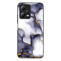 Θήκη Sonique Marble Series για Xiaomi Redmi Note 12 5G / Poco X5 5G Μωβ Γκρι