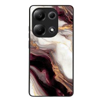 Θήκη Sonique Marble Series για Xiaomi Redmi Note 13 Pro 4G / Poco M6 Pro 4G / Redmi Note 14S Μπορντώ