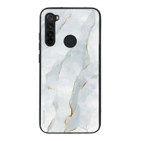 Θήκη Sonique Marble Series για Xiaomi Redmi Note 8 / Redmi Note 8 2021 Λευκό