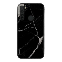 Θήκη Sonique Marble Series για Xiaomi Redmi Note 8 / Redmi Note 8 2021 Μαύρο