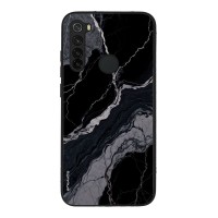 Θήκη Sonique Marble Series για Xiaomi Redmi Note 8 / Redmi Note 8 2021 Μαύρο 02