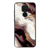 Θήκη Sonique Marble Series για Xiaomi Redmi Note 9 Μπορντώ