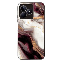 Θήκη Sonique Marble Series για Realme C51 / Realme C53 / Realme Note 50 4G Μπορντώ