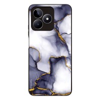 Θήκη Sonique Marble Series για Realme C51 / Realme C53 / Realme Note 50 4G Μωβ Γκρι
