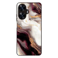 Θήκη Sonique Marble Series για Realme C55 Μπορντώ