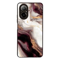 Θήκη Sonique Marble Series για Realme C67 4G Μπορντώ