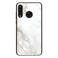Θήκη Sonique Marble Series για Huawei P30 Lite Λευκό
