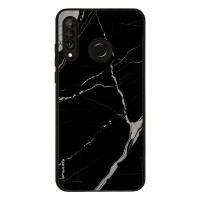 Θήκη Sonique Marble Series για Huawei P30 Lite Μαύρο